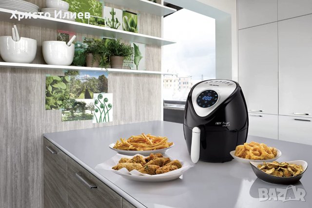 Фритюрник с горещ въздух AIRY FRYER DIGITAL, RIETE 4616, снимка 7 - Фритюрници - 38873346