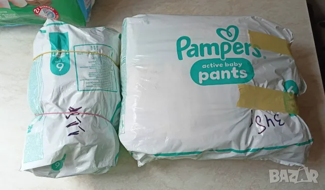 101 броя Pampers pants 6 и Pufiеs pants 6, снимка 3 - Пелени, памперси - 55933606