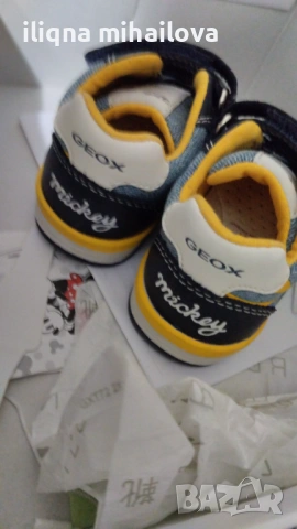 Бебешки маратонки 18 номер Disney GEOX, снимка 4 - Бебешки обувки - 53940514