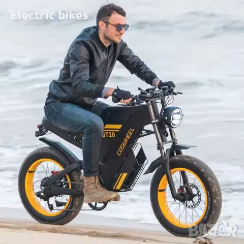 Coswheel GT20 PRO – Електрически Фетбайк с Два Мотора | 3000W | 40Ah, снимка 5 - Велосипеди - 49866410