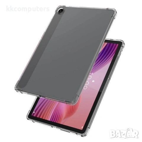 Прозрачен TPU калъф със скрийн протектор от закалено стъкло за Lenovo Tab 10.1 (2025), снимка 2 - Калъфи, кейсове - 54267385