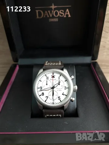 БАРТЕР DAVOSA Aviator FLY BACK Chronograph, снимка 2 - Мъжки - 33435836