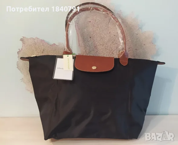 Longchamp – нова, с етикети, черна, L