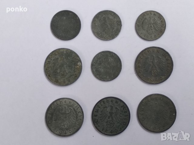 Лот стари немски монети, снимка 2 - Нумизматика и бонистика - 39627325