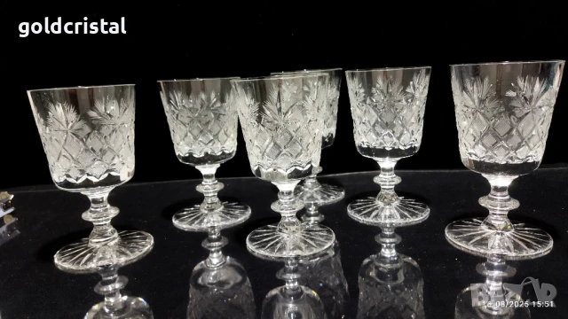 кристални чаши 