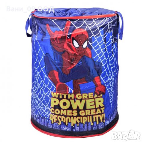 Сгъваем кош за играчки "Spiderman", снимка 1 - Други - 31050596