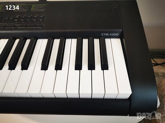 синтезатор клавир пиано CASIO CTK-1100 с 5 октави и плътни клавиши, снимка 7 - Синтезатори - 52579069