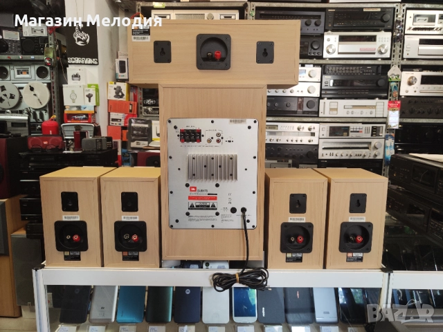 Тонколони JBL 178. Четири тонколони + център + бас каса.  В отлично техническо и визуално състояние., снимка 13 - Тонколони - 51731086