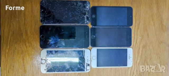 Продавам лот 4 бр. iPhone за части и 2 работещи
