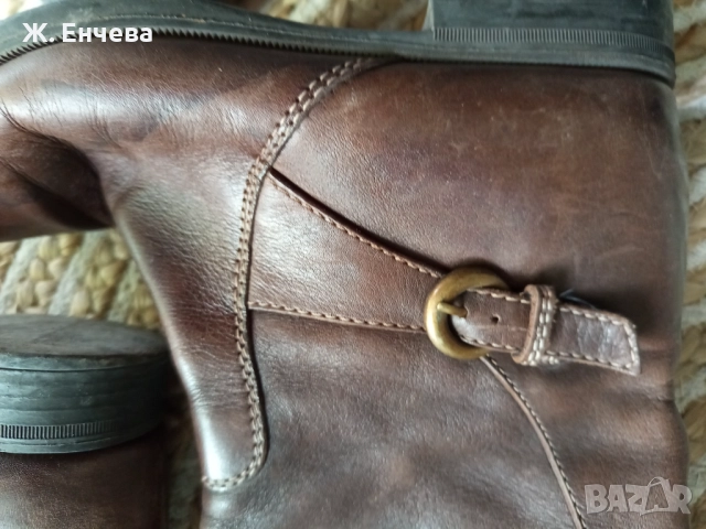 кафяви дамски ботуши, снимка 3 - Дамски ботуши - 52343971