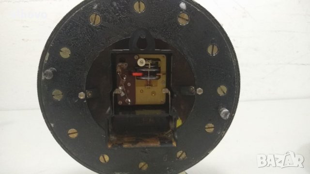 Настолен метален часовник, снимка 4 - Антикварни и старинни предмети - 35057204