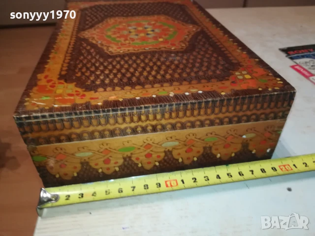 КРАСИВА ДЪРВЕНА КУТИЯ 30СМ 0306251009, снимка 4 - Други ценни предмети - 50530381
