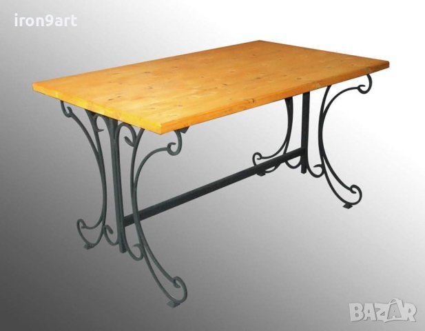 маси , пейки и столове от ковано желязо, снимка 5 - Други - 40346178