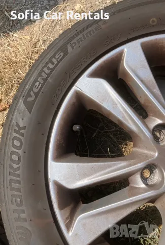 Лети джанти Hyundai 16" 205/55/16 гуми, снимка 2 - Гуми и джанти - 55777434