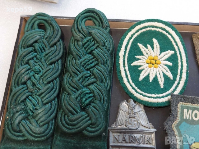 WW2-немски военни пагони,петлици,знаци нашивки, снимка 4 - Антикварни и старинни предмети - 52517037