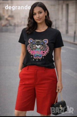 🎯🎯🎯Дамска Тениска KENZO, снимка 2 - Тениски - 53950539