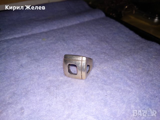 СРЕБЪРЕН ВИНТИДЖ ПРЪСТЕН СРЕБРО 925 РЪЧНА МАЙСТОРСКА АЖУРНА АРТ ИЗРАБОТКА 33153, снимка 15 - Пръстени - 39547601