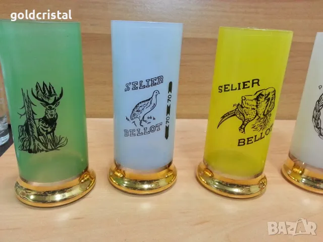 стари стъклени чаши патрон , снимка 4 - Антикварни и старинни предмети - 49426032