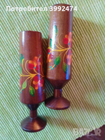 Сувенирни дървени чашки, от Киев