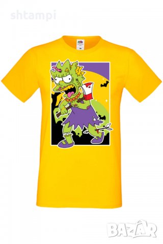 Мъжка тениска The Simpsons Lisa Simpson 01,Halloween,Хелоуин,Празник,Забавление,Изненада,Обичаи,, снимка 10 - Тениски - 38136856