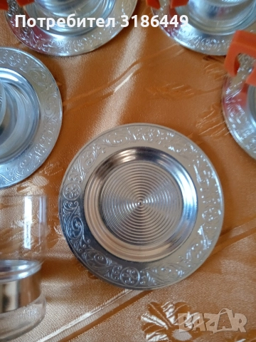 Руски огнеупорен сервиз за кафе, снимка 2 - Сервизи - 52925007