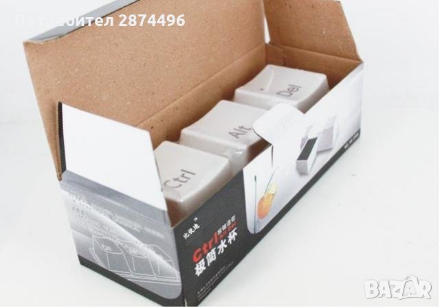 0652 Комплект чаши Cntrl, Alt, Del, снимка 9 - Чаши - 30899675