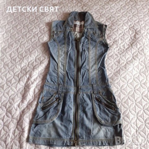 Дънкова рокля, снимка 2 - Рокли - 31868802