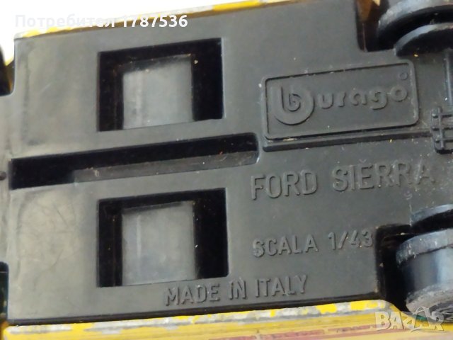 Седем малки колички ,състояние използвано , форд сиера бураго италия 11 лв ( липса на таблото и вола, снимка 5 - Колекции - 40535265