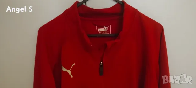 Червен спортен суичър Puma