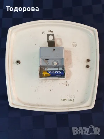 Порцеланов кабинетен трапецовиден часовник Mauthe, снимка 4 - Антикварни и старинни предмети - 49151024