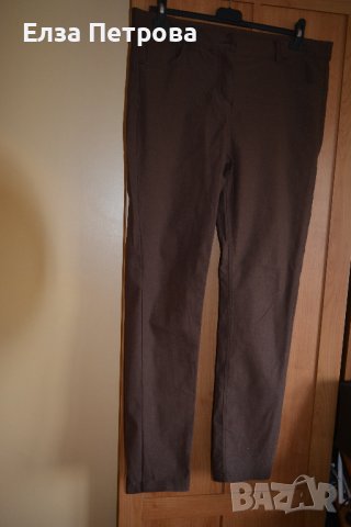 Пролетно-есенен тъмнокафяв панталон