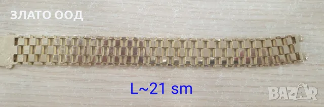 Златни гривни тип Monaco  14К, снимка 14 - Гривни - 47454468