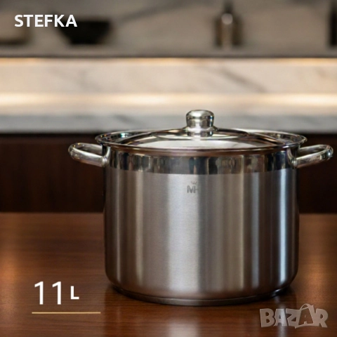 Неръждаема тенджера - MERCURY HAUS COSMO PREMIUM – издържа натоварване, готви равномерно и служи с  , снимка 5 - Други - 52910562