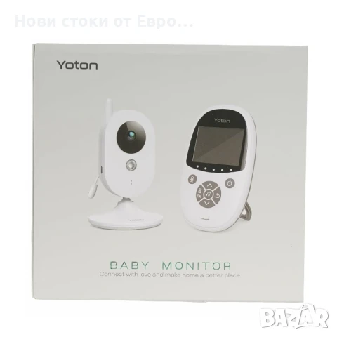 YOTON YB01 2.4-инчов преносим бебефон с камера и аудио, автоматично нощно виждане, снимка 4 - Бебефони - 51000506