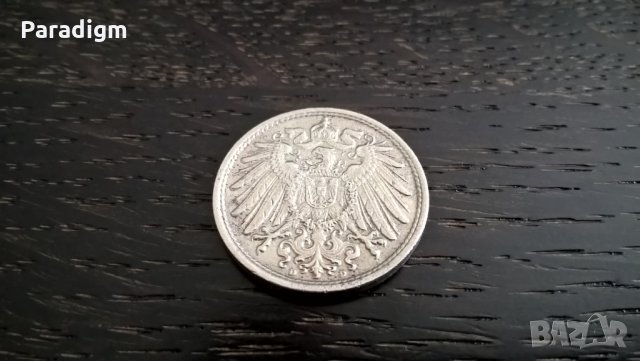 Райх монета - Германия - 10 пфенига | 1915г.; серия D, снимка 4 - Нумизматика и бонистика - 29335735
