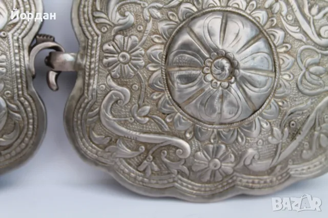 Сребърни пафти от народна носия, снимка 7 - Антикварни и старинни предмети - 50024165