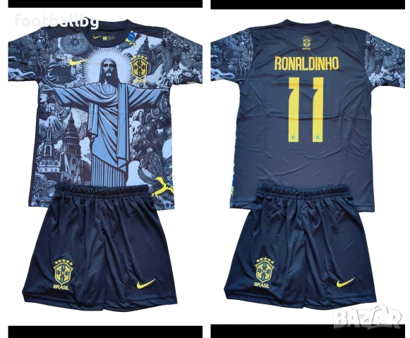 RONALDINHO 💛⚽️ детско юношески футболни екипи РЕТРО екипи 