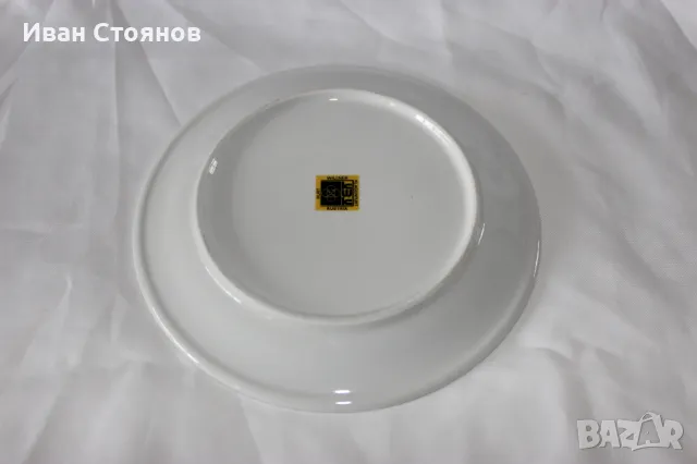3 ретро порцеланови чинии, снимка 2 - Чинии - 49171015
