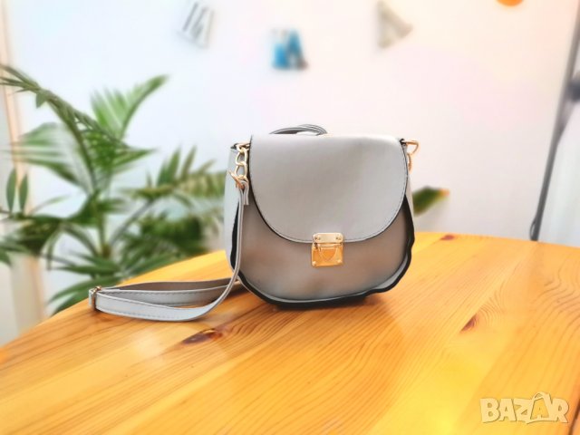 Дамска чанта Gabriella Gray с дълга дръжка от твърда кожа, снимка 5 - Чанти - 31413468
