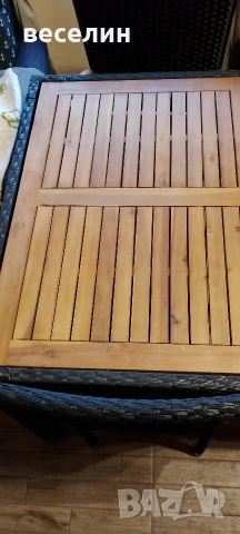 Продавам градински ратанови комплект, снимка 5 - Градински мебели, декорация  - 54204507