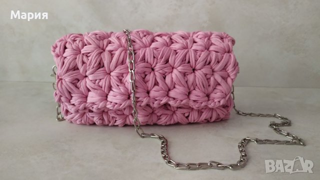 Ръчно плетена дамска чанта, снимка 2 - Чанти - 40131893