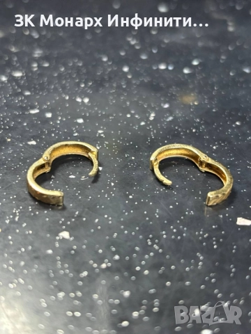 Златни обеци, снимка 3 - Обеци - 51927587