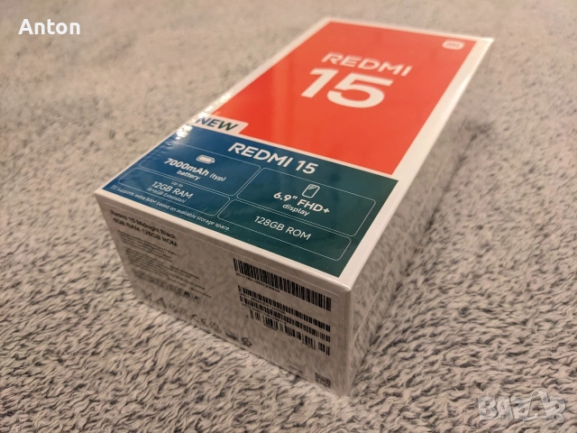 Xiaomi Redmi 15 (6+128GB) Черен