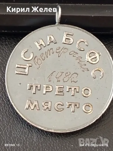 Стари медали,плакети Тенис на маса,Плуване редки за КОЛЕКЦИЯ ДЕКОРАЦИЯ 44816, снимка 7 - Антикварни и старинни предмети - 55946909