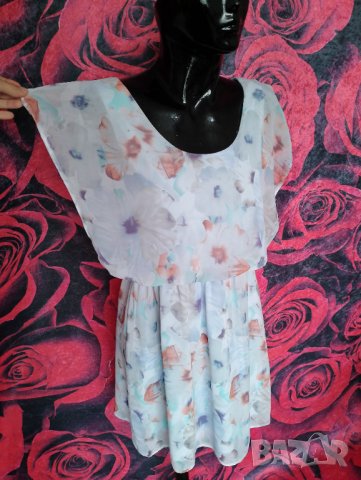 Светло лилава къса феерична рокля М, снимка 5 - Рокли - 37550060