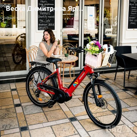 Електрически велосипед 26″ с батерия 522Wh, мотор 250W и пробег до 100 км – алуминиева рамка, 7 скор, снимка 8 - Велосипеди - 56059979
