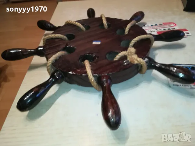 MADE IN SPAIN-БАРОМЕТЪР РУЛ 43СМ-ВНОС FRANCE LNWCR1211241000, снимка 18 - Антикварни и старинни предмети - 47935920