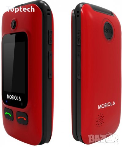 Мобилен телефон Mobiola MB610 черен и червен, снимка 4 - Телефони с две сим карти - 30170357