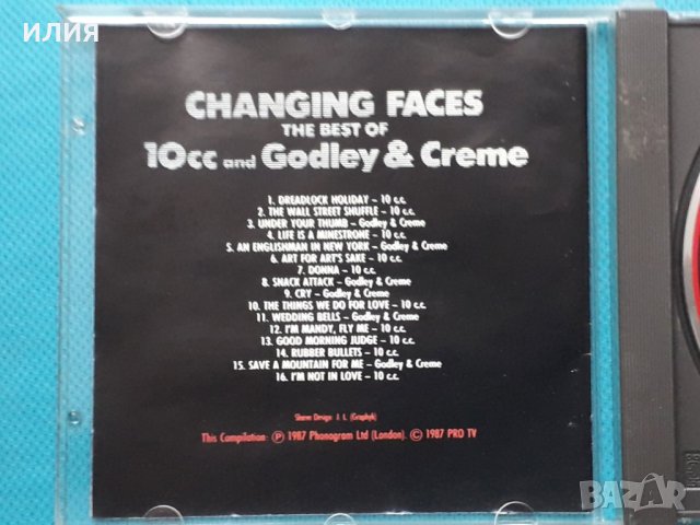 10cc & Godley & Creme – 1987 - Changing Faces (The Best Of 10cc And Godley & Creme)(Classic Rock), снимка 2 - CD дискове - 42870949