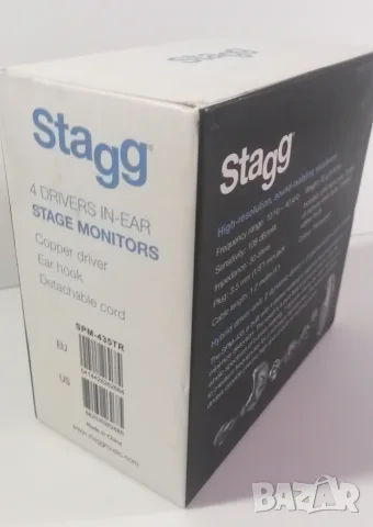 In-ear слушалки Stagg SPM-235, снимка 3 - Слушалки и портативни колонки - 51778509